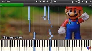 SUPER MARIO BROS SOUNDS IN SYNTHESIA [upl. by Anaitak]