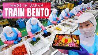 How a Train Bento Box is Made in Japan [upl. by Drusie]