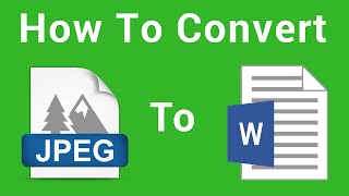 How To Convert Image To Text Using Google Docs JPEG to DOCX [upl. by Debby]