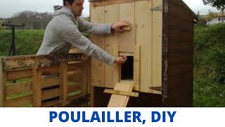 Fabriquer un POULAILLER pour 0€ [upl. by Haldes253]