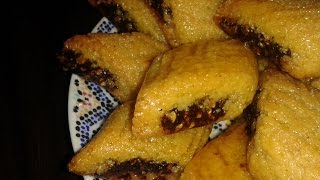 Makrout au four  Baked Makrout  المقروط فالفرن [upl. by Fatima]