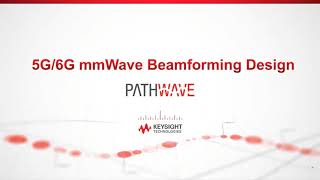 Millimeterwave Beamforming in PathWave System Design SystemVue [upl. by Colas335]