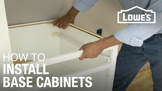 How to Install Base Cabinets [upl. by Sorgalim76]