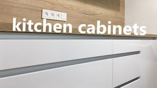 diy frameless kitchen cabinets [upl. by Kitrak]