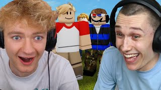 Tommy Jack amp Tubbo Play ROBLOX [upl. by Seeto619]