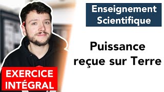 La puissance solaire  Enseignement Scientifique exercice [upl. by Naicul]