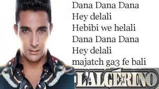 LAlgérino  Dana feat Sihem ParolesLyrics [upl. by Abeu]