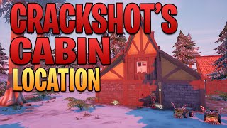 Where to find Crackshots Cabin in Fortnite Chapter 3 Winterfest 2021 [upl. by Yesor91]