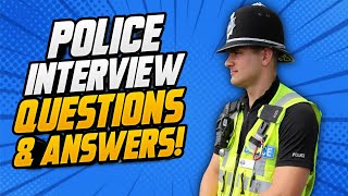 Final POLICE OFFICER Interview Questions amp Answers Police In Force Interview [upl. by Shalom]