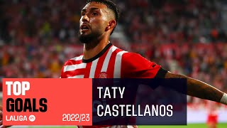 TOP GOLES Valentín Taty Castellanos LaLiga 20222023 [upl. by Marylynne]