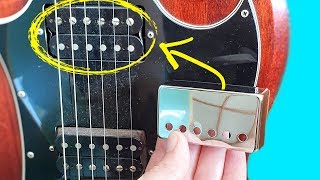 Easy Way To Install Humbucker Cover – How To Put Covers On Guitar Pickups [upl. by Jannel545]