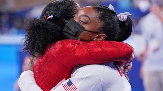 Simone Biles vault during Tokyo Olympics 2021  Heres what happened [upl. by Yerxa263]