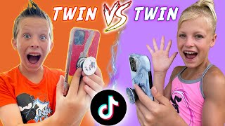 Twin TikTok Challenge Paxton VS Payton [upl. by Goto129]