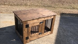 How to build a Dog Crate  Made with 2x4’s and Rebar [upl. by Ultan]