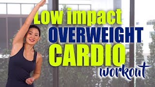 Low Impact OVERWEIGHT Cardio Workout 100kgs above  Joanna Soh [upl. by Weisbart177]