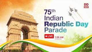 Indias Republic Day Parade 26th January 2024  LIVE [upl. by Edwina787]