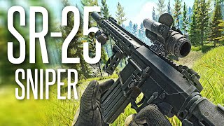 SURVIVING THE RESERVE WITH THE SR25  Escape From Tarkov Gameplay [upl. by Alenairam]