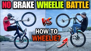 CYCLE STUNT CHALLENGE  How to Wheelie [upl. by Mays]