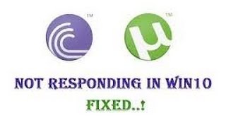 How to fix utorrent not responding windows 10 [upl. by Nyrraf592]