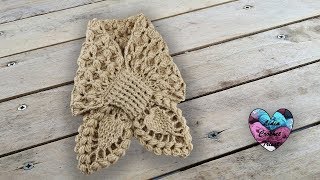 Écharpe croisée toutes tailles crochet [upl. by Orsa442]