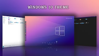 Windows 11  Clean Windows 10 Theme  How to Customize Windows 10 [upl. by Ojyram]