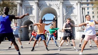 Huge Epic Flash Mob in Marble Arch London [upl. by Webster]