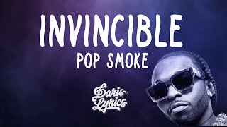 quotINVINCIBLEquot  Pop Smoke  Lyrics  Dario Lyrics [upl. by Eibbed439]