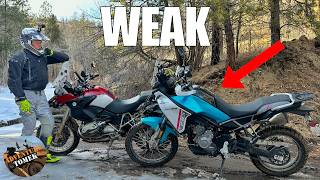 BMW R1200GS Owner Rides CFMOTO 450MT Ibex [upl. by Jerrome]