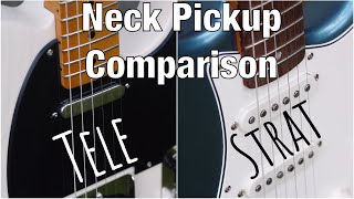 Telecaster Neck Pickup VS Stratocaster Neck Pickup  Squier Classic Vibe [upl. by Bonacci]