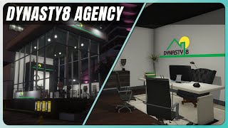 MLO Dynasty8 Agency V2 by GigZ fivem GTAV Map interior [upl. by Seaden]