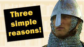 The 3 Reasons that Normans Build Wooden Castles  BIG History in less than 60 seconds Shorts [upl. by Lexa]