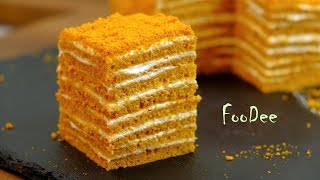 МЕДОВИК за 30 минут  Простой рецепт без раскатки коржей  Honey Cake recipe [upl. by Pooh]