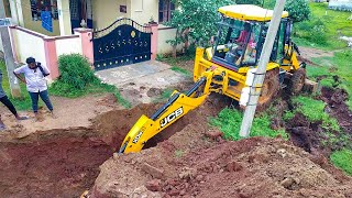 JCB vs Excavator High Speed Work  Jcb 3dx  Excavators [upl. by Shaefer]