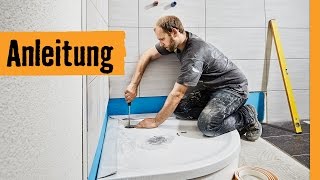 Dusche einbauen mit Wannenträger  HORNBACH Meisterschmiede [upl. by Nuahsyar]