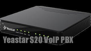 Yeastar SSeries VoIP PBX S20 Full Setup [upl. by Nylteak]