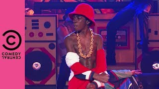 Caleb McLaughlin Performs LL Cool Js quotIm Badquot  Lip Sync Battle [upl. by Rikki]