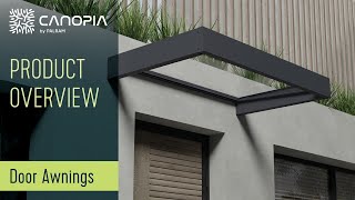 DIY Door Awnings  A Wide Range of Designs  Palram  Canopia [upl. by Aynotak]