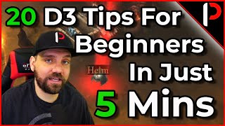 20 Tips in 5 Minutes All Diablo 3 Players should know 2020 [upl. by Akciret]