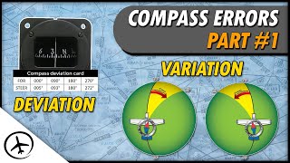 Magnetic Compass Errors Variation amp Deviation [upl. by Niels]