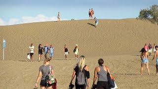 Playa del Inglés  Maspalomas  GRAN CANARIA  Beach [upl. by Lejeune]