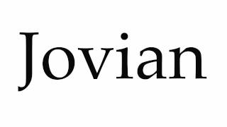 How to Pronounce Jovian [upl. by Anyala720]