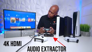 4k HDMI Audio Extractor With Optical and 35mm Outputs HDA912 [upl. by Fowle233]