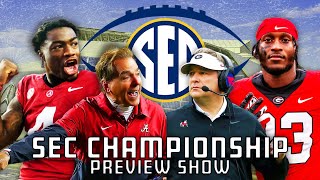 Georgia vs Alabama SEC Championship Preview Show [upl. by Verbenia]