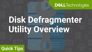 Disk Defragmenter Utility Overview QuickTips [upl. by Trbor]