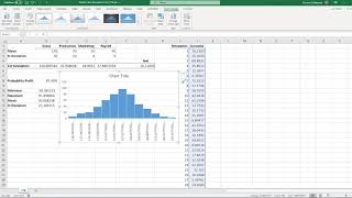 Monte Carlo Technique How to perform Business Simulations amp Assess Projects Profitability  Excel [upl. by Medor318]