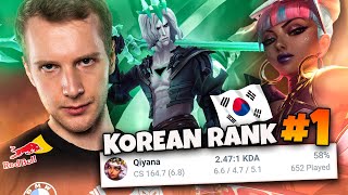 JANKOS VS KOREAN RANK 1 QIYANA [upl. by Mulac85]