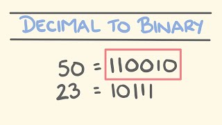 How to Convert Decimal to Binary [upl. by Narud]