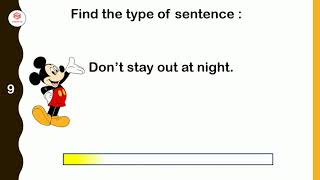 Quiz  Quiz on Types of Sentences [upl. by Sidonie]