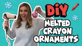 DIY Melted Crayon Ornaments  Nailed It [upl. by Trebor]