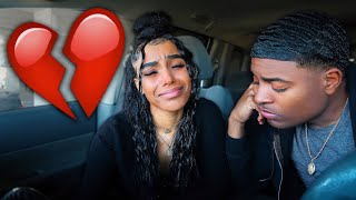 BREAK UP PRANK ON GIRLFRIEND SHE CRIED [upl. by Aniryt]